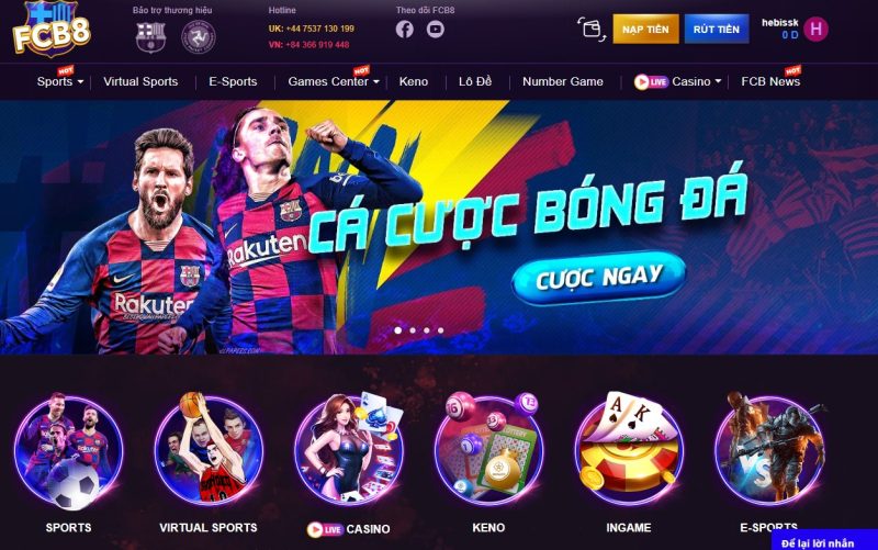 Nhà cái FC88 cung cấp dịch vụ cá cược đăng cấp